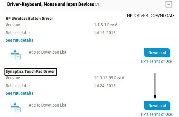 Synaptics Touchpad Driver - Laptop Keyboard not working