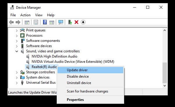updating audio drivers updating audio drivers