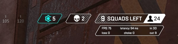 Apex Legends - Performance Display Ping and FPS