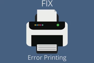 Error Printing Message on Windows 11