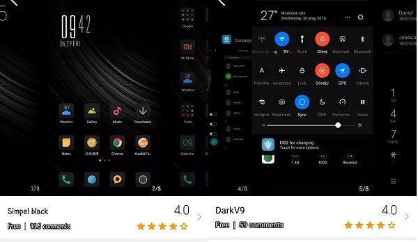 MIUI Dark Theme