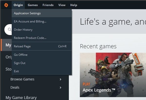 origin app pc