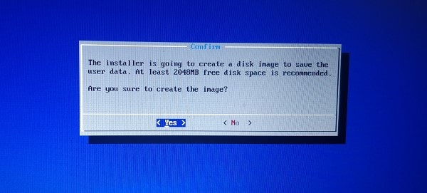 Create Disk Image