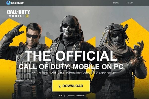 Download Gameloop Emulator for Call of Duty Mobile