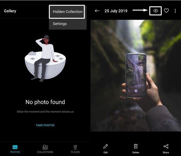 Hidden Collection OnePlus Gallery