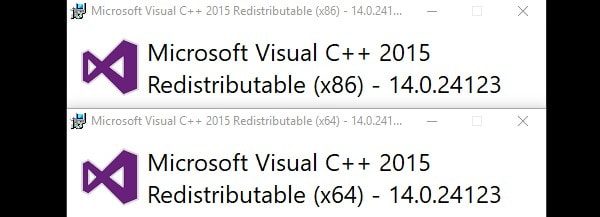 Microsoft Visual C++ 2015