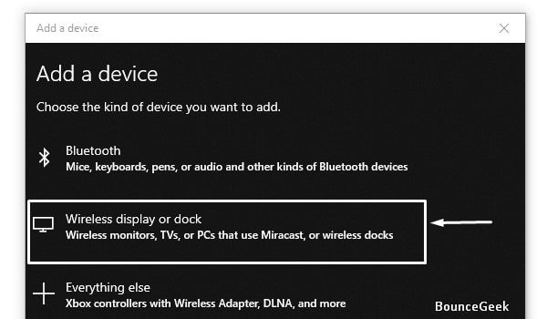 Wireless display or dock