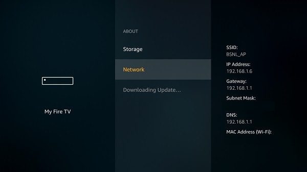 IP Address Fire TV Stick