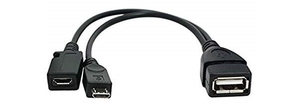 Micro USB Host OTG Cable with USB