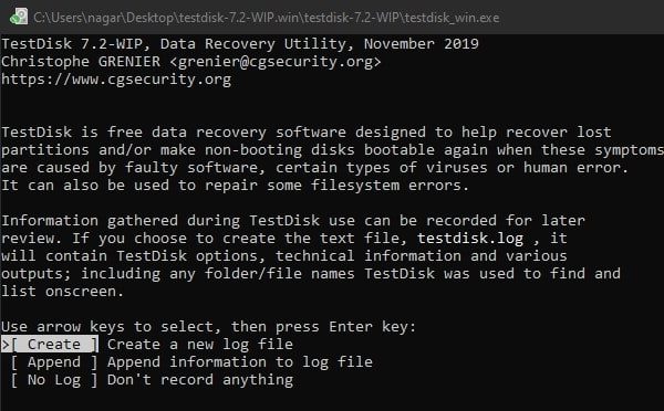 Create Log File