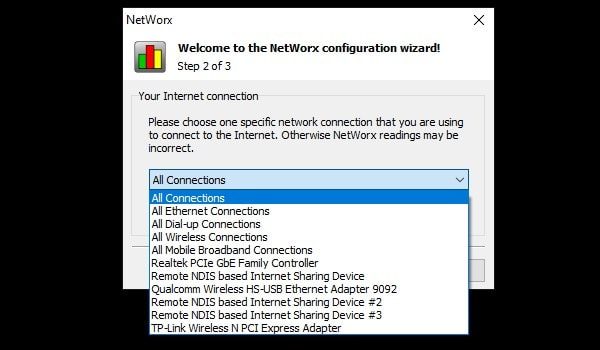 NetWorx Select Connections