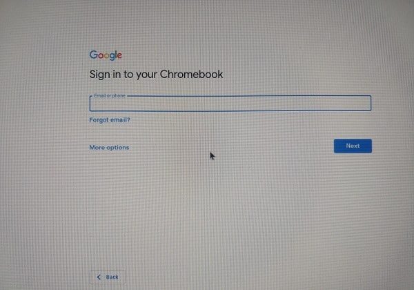 Sign in to your Chromebook