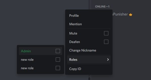 Assign Roles in Discord