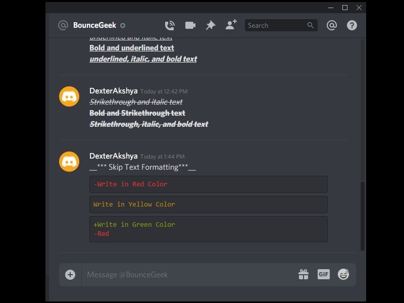 Font chat discord How to