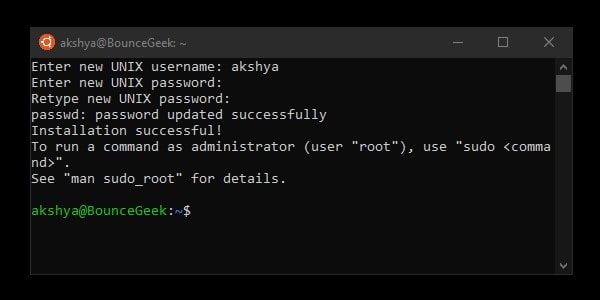 Enable the Linux Bash Shell on Windows 11 - BounceGeek