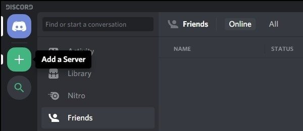 Add a Server in Discord