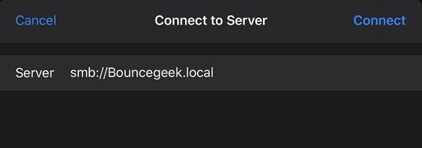 Use Samba Server to Connect