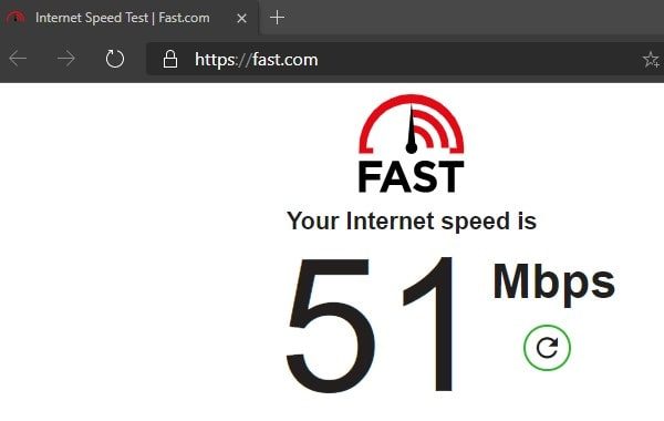 Check your Internet Connection