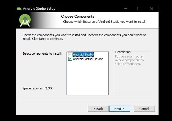 Install Android Studio and AVD