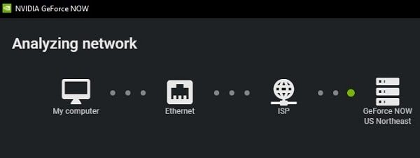 Analyzing Network - use Nvidia Geforce Now in India