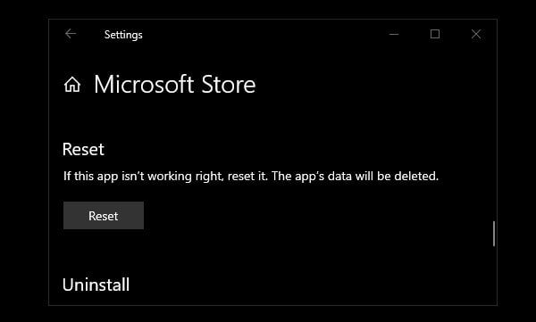 Reset Microsoft Store and Fix Slow Download