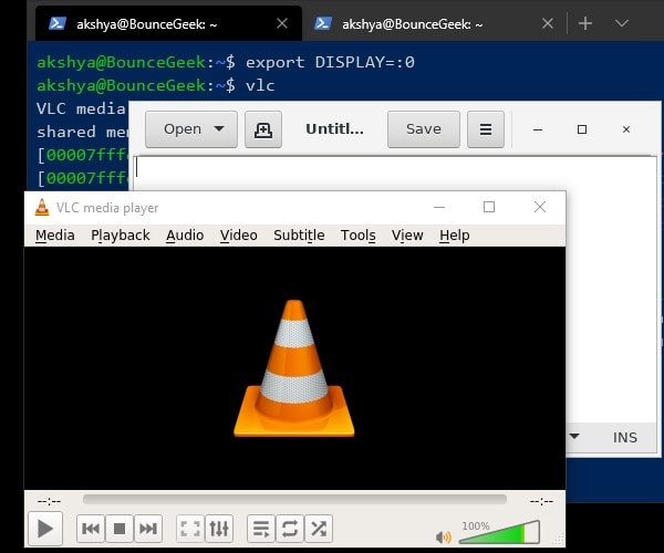Run multiple GUI-based Linux Programs on Windows 10