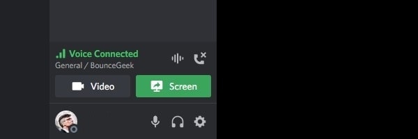 Share Screen on Discord Server