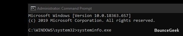 Systeminfo Command