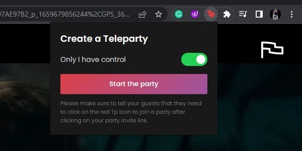 Teleparty Chrome Extension