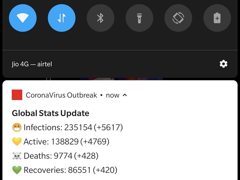 CoronaVirus Outbreak App - Live COVID-19 Stats