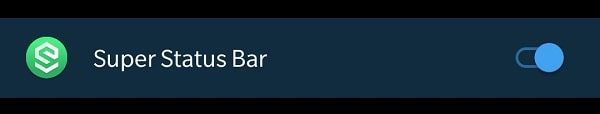 Enable Super Status Bar