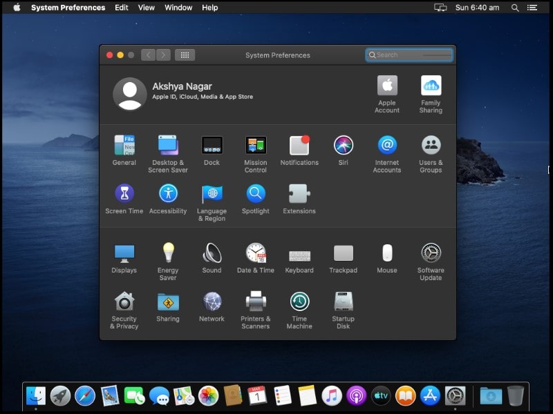 Install macOS 10.15 Catalina on VMware Windows PC