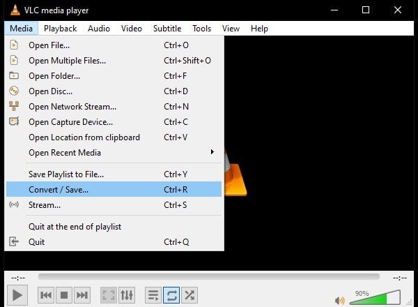 VLC Convert Tool- Remove Audio Track