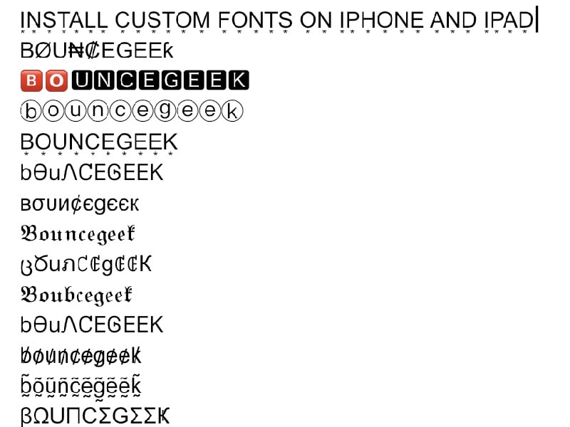 Install Custom Fonts on iPhone and iPad - iOS, iPad OS 13