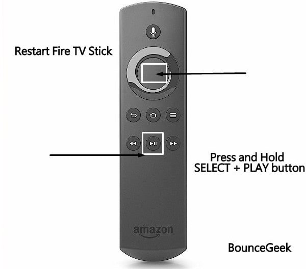 Restart your Fire TV Stick