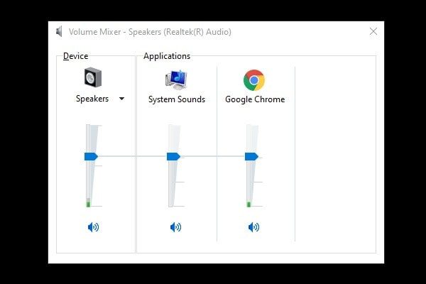 Volume Mixer to Adjust Volume