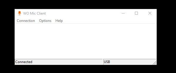 Wo Mic Client USB Connected