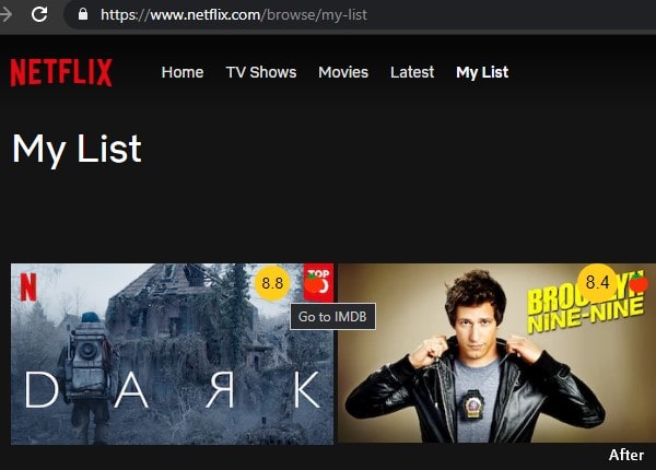 How to see IMDb ratings in Netflix on Android and Chrome - BounceGeek