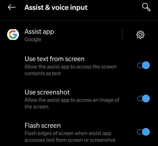 Assist & Voice input