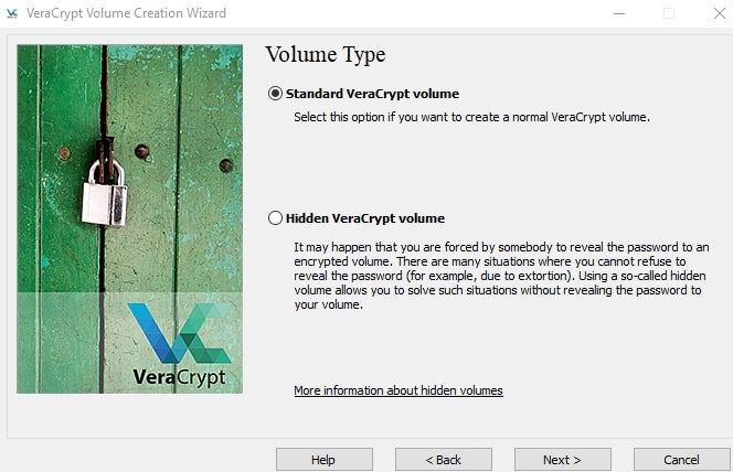 Standard VeraCrypt Volume