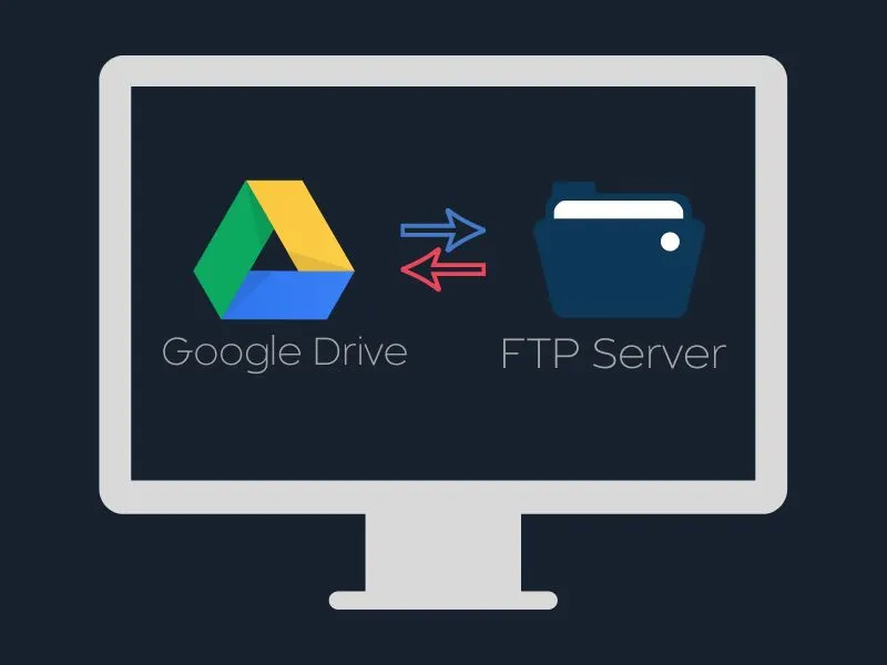 Use Google Drive as FTP Server and Network Driver