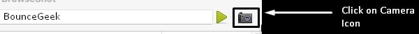 BrowserShot - Click on Camera Icon