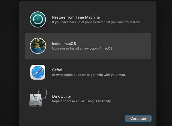 Install macOS Big Sur