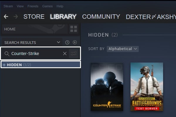 How to See Hidden Games on Steam