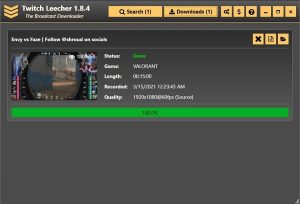 how do you download with twitch leecher