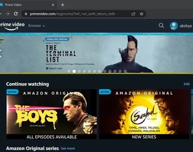 Download Amazon Prime Videos on PC
