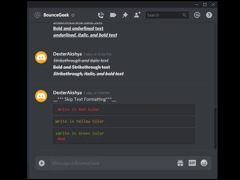 Discord Text Formatting Guide Discord Chat Commands