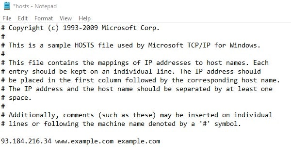 Find out Website IP and add to Hosts File