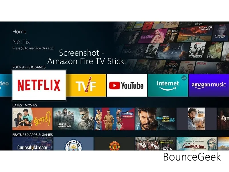 Take a screenshot on Fire TV Stick