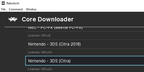 Select Nintendo 3DS Core Files